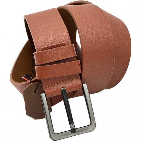 Curea batal barbati Lata 4.2 cm, Piele Naturala Maro, Marimi mari, Alpin Polo
