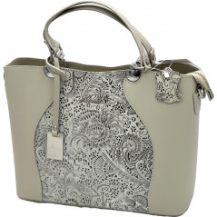 Set Cadou de dama Lavande Luxe: Geanta de Umar Piele Naturala Italia + Portofel La Scala Luxury