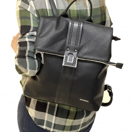 Rucsac damă din piele rezistent multifunctional: Ideal pentru Facultate,Serviciu, Weekend si Calatorii, 30x35x10 cm
