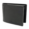 Portofel Barbati Elegant Din Piele Naturala, Corvo Bianco, 12x10x2,5 cm, Compatibil cu Buletin, Permis, Bacnote Romanesti