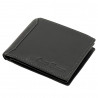 Portofel Barbati Elegant Din Piele Naturala, Corvo Bianco, 12x10x2,5 cm, Compatibil cu Buletin, Permis, Bacnote Romanesti