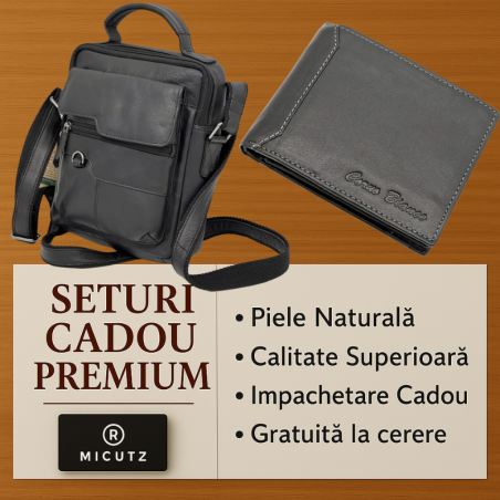 set cadou barbati premium pentru barbati: Luxury Bianco