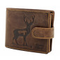 Portofel Barbati Negru personalizat cu Cerb, 12x10x2 cm , Piele naturala Portofel Barbati Negru personalizat cu Cerb, 12x10x2 cm , Piele naturala