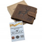 Portofel Barbati Negru personalizat cu Cerb, 12x10x2 cm , Piele naturala Portofel Barbati Negru personalizat cu Cerb, 12x10x2 cm , Piele naturala
