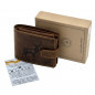 Portofel Barbati Negru personalizat cu Cerb, 12x10x2 cm , Piele naturala Portofel Barbati Negru personalizat cu Cerb, 12x10x2 cm , Piele naturala