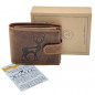Portofel Barbati Negru personalizat cu Cerb, 12x10x2 cm , Piele naturala Portofel Barbati Negru personalizat cu Cerb, 12x10x2 cm , Piele naturala