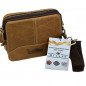 Borseta din Piele Naturala pentru Barbati: Prindere la Curea si Bareta Umăr Detasabila, 18x14x6 cm Borseta din Piele Naturala pentru Barbati: Prindere la Curea si Bareta Umăr Detasabila, 18x14x6 cm