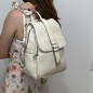 Rucsac de damă cu design minimalist - Piele ecologică, Design modern elegant cu multiple compartimente, 22x26x15 cm Rucsac de damă cu design minimalist - Piele ecologică, Design modern elegant cu multiple compartimente, 22x26x15 cm