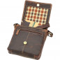 Geanta de Umar Barbati Compacta din Piele Naturala, Brand HUNTER, 22x20x5 cm, Maro Geanta de Umar Barbati Compacta din Piele Naturala, Brand HUNTER, 22x20x5 cm, Maro