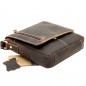 Geanta de Umar Barbati Compacta din Piele Naturala, Brand HUNTER, 22x20x5 cm, Maro Geanta de Umar Barbati Compacta din Piele Naturala, Brand HUNTER, 22x20x5 cm, Maro