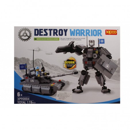 Joc de construit tip lego: Destroy Warior