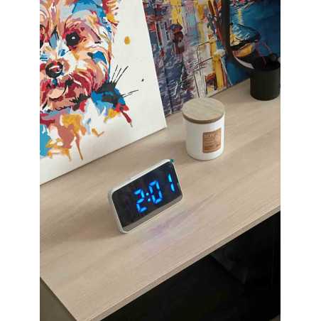 Ceas digital de camera sau birou: Led Oglinda