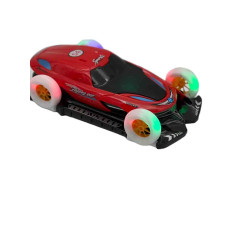 Masinuta de jucarie cu LED-uri si Muzica: Se roteste 360°