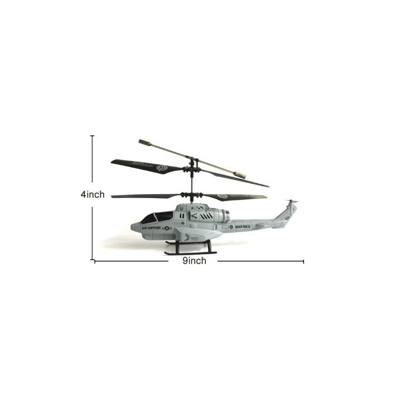 Elicopter RC - Cobra Helicopter cu Lansator de Rachete si Giroscop