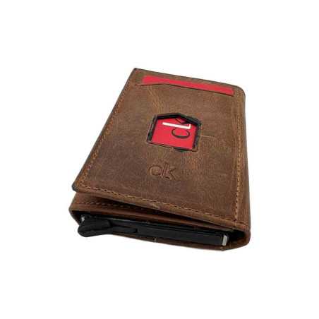 Portofele Carduri cu Protectie RFID - Piele Naturala Handmade