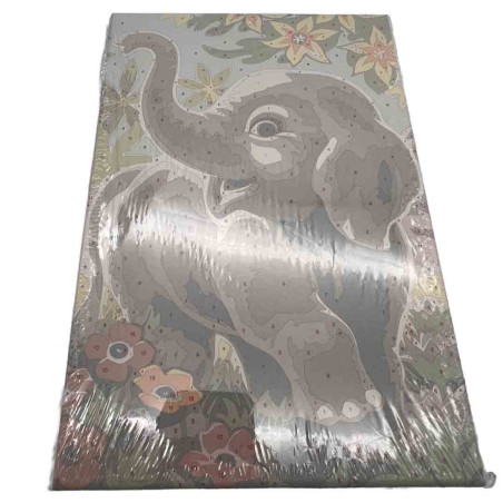 Pictura pe Numere pentru Copii - Elefantul Jumbo