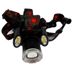 Lanterna Puternica pentru Cap: 1480 Lumeni, 2X8800 mAh