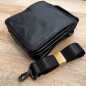 Borseta Umar / Curea Barbati Piele Naturala 17 cm x 15 cm x 6 cm, Negru - Maro Borseta Umar / Curea Barbati Piele Naturala 17 cm x 15 cm x 6 cm, Negru - Maro