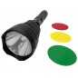 Set Lanterna Vanatoare  Led 1000m, Filtre color, 1500 Lumeni