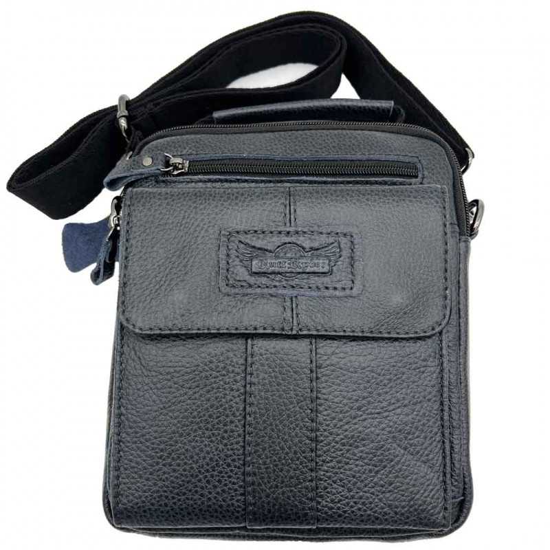Borseta Barbati Neagra - Navy, Ruff Ryder| Piele Naturala, 23 cm x 20 x 7.5 cm Borseta Barbati Neagra - Navy, Ruff Ryder| Piele Naturala, 23 cm x 20 x 7.5 cm