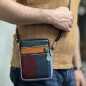Borseta de umar din Piele Naturala, Unisex, Multicolora 20 x 14.5 x 3 cm Borseta de umar din Piele Naturala, Unisex, Multicolora 20 x 14.5 x 3 cm