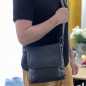 Borseta Barbati din Piele Naturala: Negru / Gri Inchis - 27 x 24 x 9|6 cm Borseta Barbati din Piele Naturala: Negru / Gri Inchis - 27 x 24 x 9|6 cm