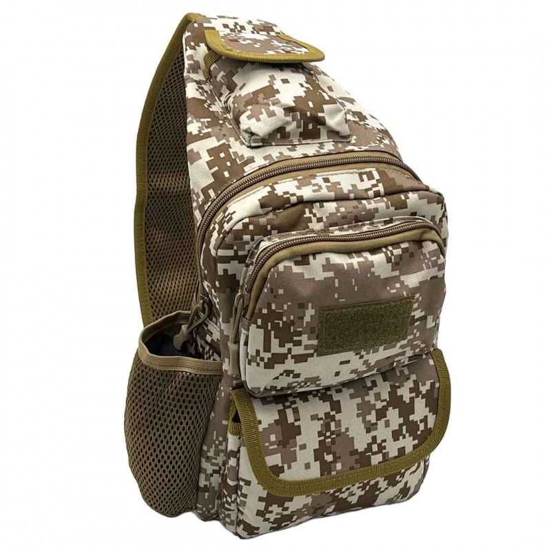 Geanta tactica de umar / Crossbody pentru barbati, Centura reglabila, 4 Modele Camuflaj