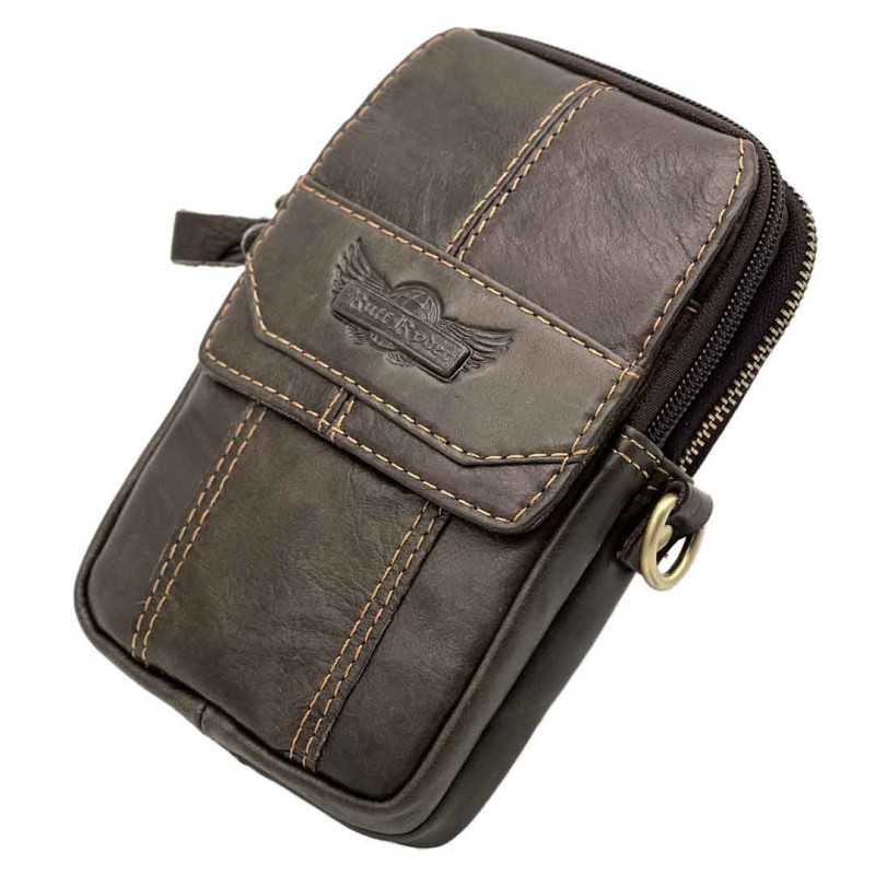 Borseta pentru curea sau Umar din Piele Naturala, Ideala pentru Telefon, 12 x 19 x 3.5 cm Borseta pentru curea sau Umar din Piele Naturala, Ideala pentru Telefon, 12 x 19 x 3.5 cm
