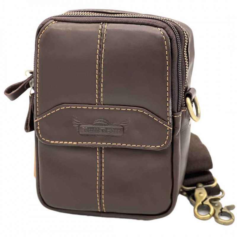 Borseta din Piele Pentru Barbati, Prindere la Curea, Bretele Reglabile Detasabile, 14 x19 x 6 cm Borseta din Piele Pentru Barbati, Prindere la Curea, Bretele Reglabile Detasabile, 14 x19 x 6 cm