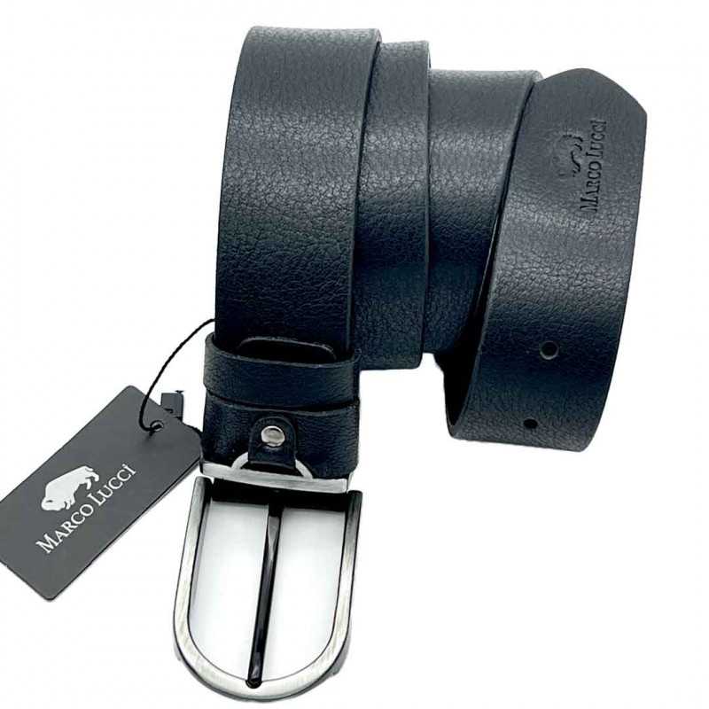 Curea Neagra barbati din piele 100% naturala, Marco Lucci, Catarama Metalica, 110-135 cm Curea Neagra barbati din piele 100% naturala, Marco Lucci, Catarama Metalica, 110-135 cm