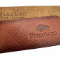 Curea din Piele pentru Barbati, Marimi 110 - 135 cm, Maro Rosiatic ✔️ Marco Lucci