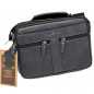 Geanta de umar barbati dreptunghiulara Ruff Ryder, Piele Naturala de Bovina, Negru / Navy, 25 x 18 x 7 cm Geanta de umar barbati dreptunghiulara Ruff Ryder, Piele Naturala de Bovina, Negru / Navy, 25 x 18 x 7 cm