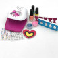Set Salon de Manichiura Copii: Stickere pentru Unghii, Lampa UV, Set Oje, Sclipici, Pila, Separatoare degete