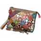 Genta dama tip poseta cu imprimeu floral, 28x21x3/7 cm, Bretele Umar si Curelusa de Mana Detasabile, Piele Naturala Genta dama tip poseta cu imprimeu floral, 28x21x3/7 cm, Bretele Umar si Curelusa de Mana Detasabile, Piele Naturala
