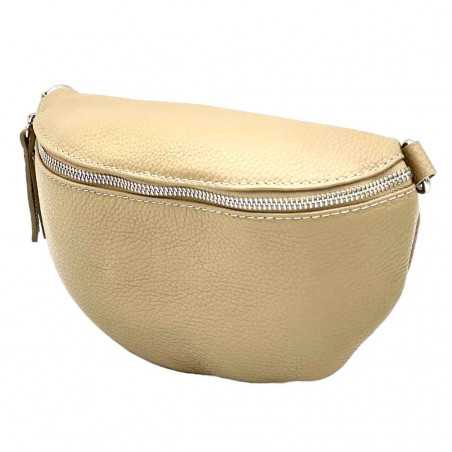 Geanta Tip Borseta Dama: Crossbody, Brau, Umar, Made in Italy, Colectia: Colore di Vita, 24x14x7 cm