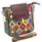 Geanta Dama multicolora Piele Naturala, Made in Italy, 28 x 25 x 9 cm