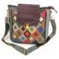 Geanta Dama multicolora Piele Naturala, Made in Italy, 28 x 25 x 9 cm