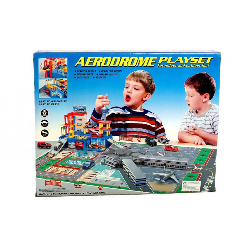 Aerodrome - Set De Constructii Pentru Copii ( 3+ Ani )
