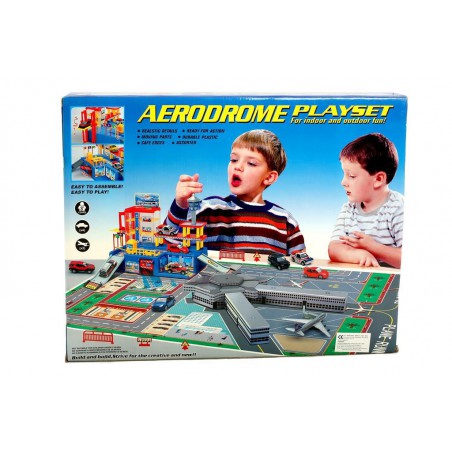 Aerodrome - Set De Constructii Pentru Copii ( 3+ Ani )