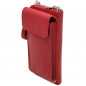 Geanta telefon si portofel 2 in 1 de dama din piele naturala, Made in Italy, Compartiment telefon si portofel, 10 x20x4.5 cm Geanta telefon si portofel 2 in 1 de dama din piele naturala, Made in Italy, Compartiment telefon si portofel, 10 x20x4.5 cm