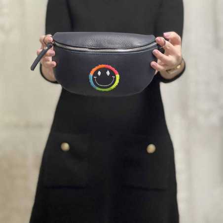 Borseta Dama din piele naturala Eleganta multifunctionala: Brau, Crossbody, Umar, Made in Italy, 24x14x7 cm