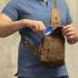Borseta Barbati Piept, Crossbody din Piele Naturala, Green WOOD, Premium, Hand Made, Curea ajustabila, Maro Camel Borseta Barbati Piept, Crossbody din Piele Naturala, Green WOOD, Premium, Hand Made, Curea ajustabila, Maro Camel