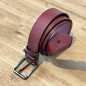 Curea Barbati Catarama Metalica Marco Lucci Bordeaux, 4 cm latime, 110 cm -135 cm, Piele Naturala Curea Barbati Catarama Metalica Marco Lucci Bordeaux, 4 cm latime, 110 cm -135 cm, Piele Naturala