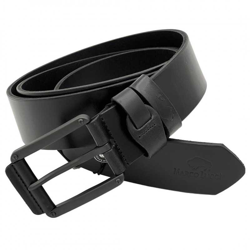 Curea pentru Barbati latime 4 cm: Negru, 110 -135 cm, Marco Lucci Curea pentru Barbati latime 4 cm: Negru, 110 -135 cm, Marco Lucci