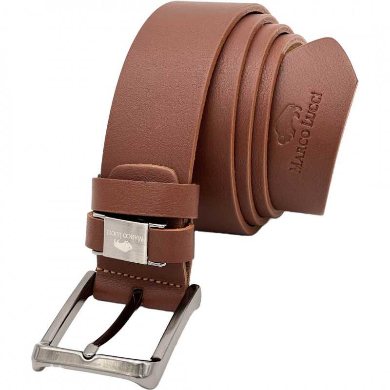 Curea Maro Piele pentru Barbati Premium Marco Lucci: Piele naturala, Ornamente Personalizate, Catarama Cromata, Latime 4 cm Curea Maro Piele pentru Barbati Premium Marco Lucci: Piele naturala, Ornamente Personalizate, Catarama Cromata, Latime 4 cm