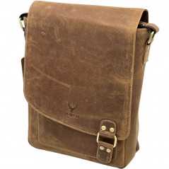 Borseta de Umar Pentru Barbati Premium din Piele Naturala de Vanat, HUNTER Brand: 24 x 30 x 9 cm
