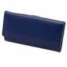 Portofel dama, din piele naturala, 18x10x3 cm, Culori: Turcoaz, Rosu, Galben, Negru, Albastru, Colectia La Scala Luxury