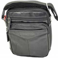 Borseta de umar pentru barbati din piele de bovina: Ruff Ryder: 22 x 19 x 6 cm