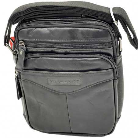 Borseta de umar pentru barbati din piele de bovina: Ruff Ryder: 22 x 19 x 6 cm