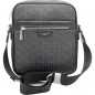 Borseta Barbateasca de Umar David Jones, 20x22x7 cm, Culoare Gri, Piele Ecologica, Impermeabila Borseta Barbateasca de Umar David Jones, 20x22x7 cm, Culoare Gri, Piele Ecologica, Impermeabila